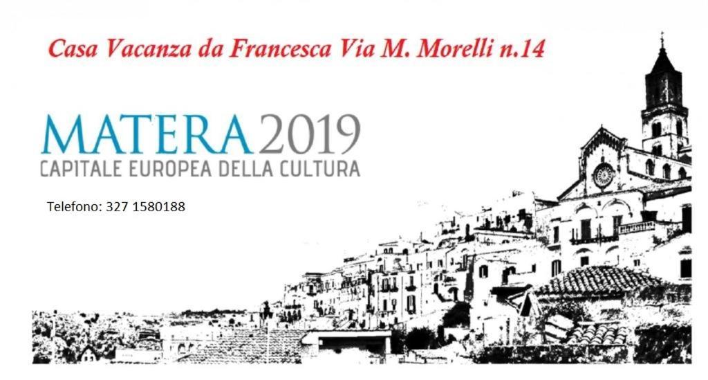 Appartamento Da Maria Francesca Matera Extérieur photo